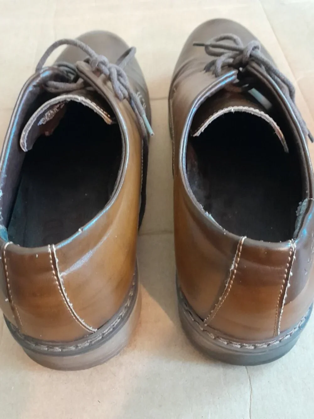 Izod Men's Cal Memory Foam Casual Lace Up Shoes Brown Sizes 11